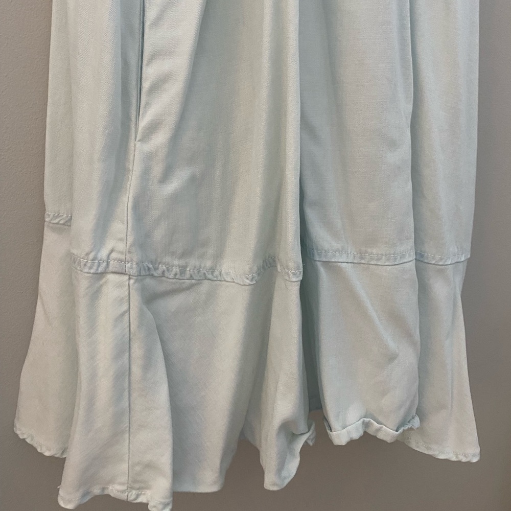 LAJU Flowy Chambray Dress, Size Large - Picture 3 of 6